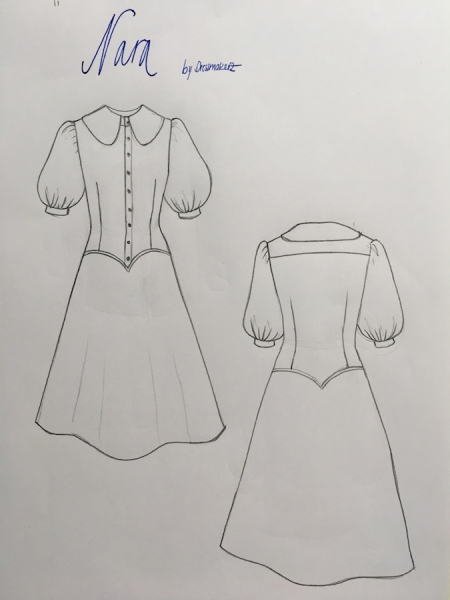 Pattern dress NARA